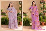 Gardenia-27 : Premium Georgette Digital Floral Print Saree with Premium Georgette Blouse