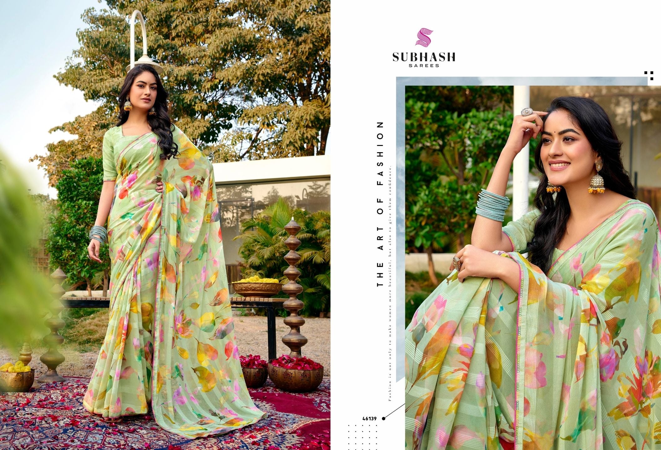 Prakruti-16: Georgette Printed Sarees
