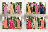 Gardenia-25 : Soft Georgette Floral Printed Saree with Printed Blouse