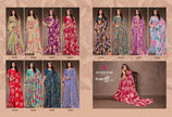 Prakruti-17 : Premium Georgette Saree with Digital Floral Print & Georgette Printed Blouse