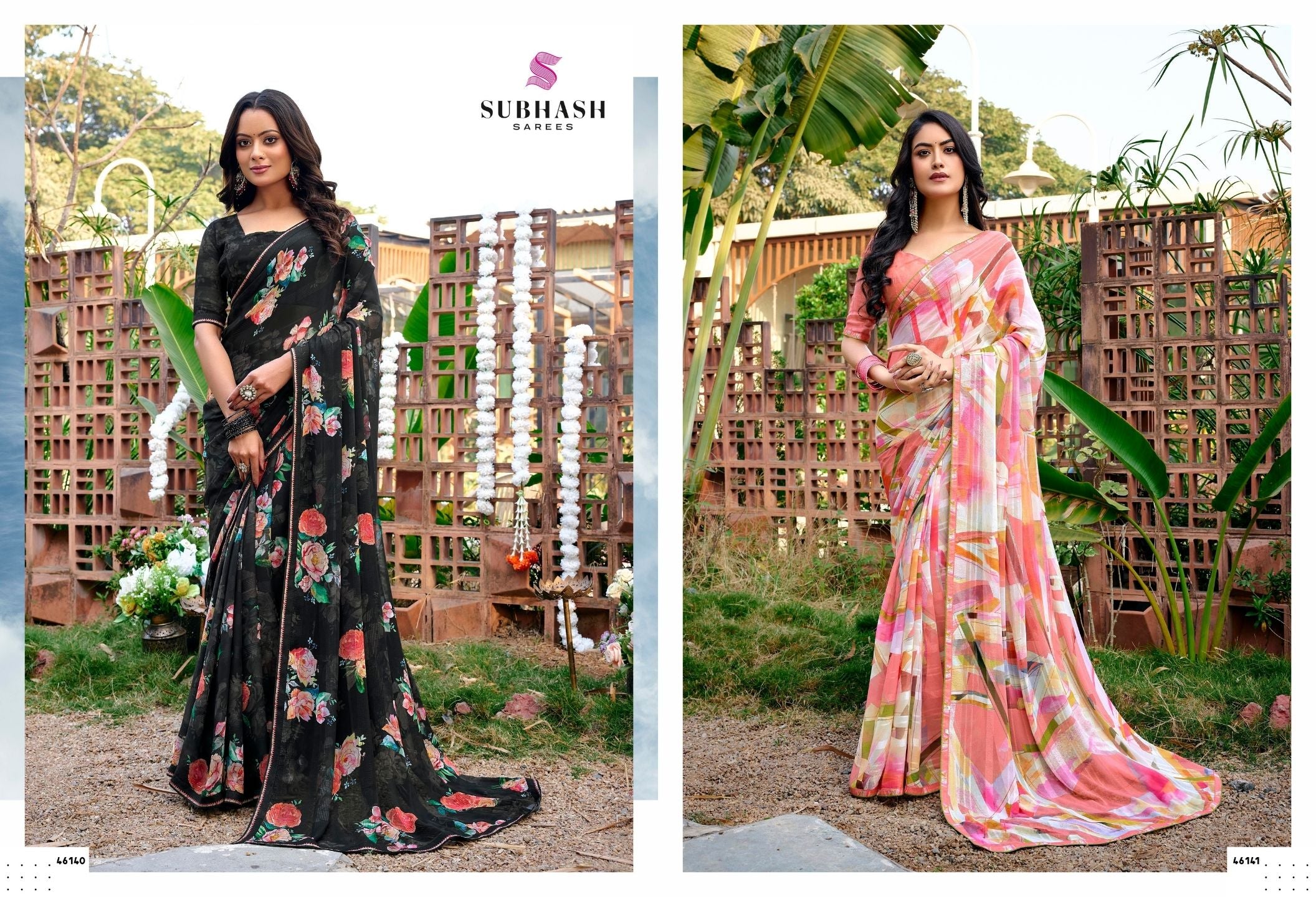 Prakruti-16: Georgette Printed Sarees