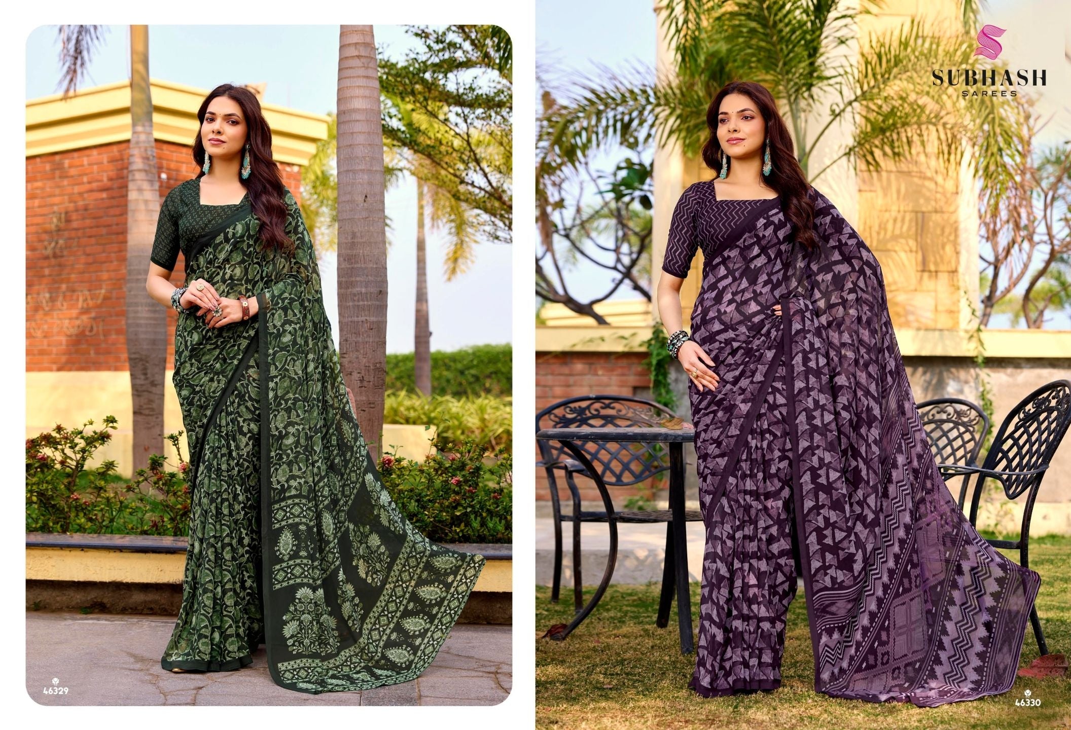 Homemaker: Georgette Printed Sarees