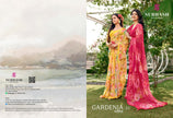 Gardenia-25 : Soft Georgette Floral Printed Saree with Printed Blouse