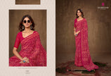 Homemaker-20 : Light Weight Georgette Printed Saree with Printed Blouse