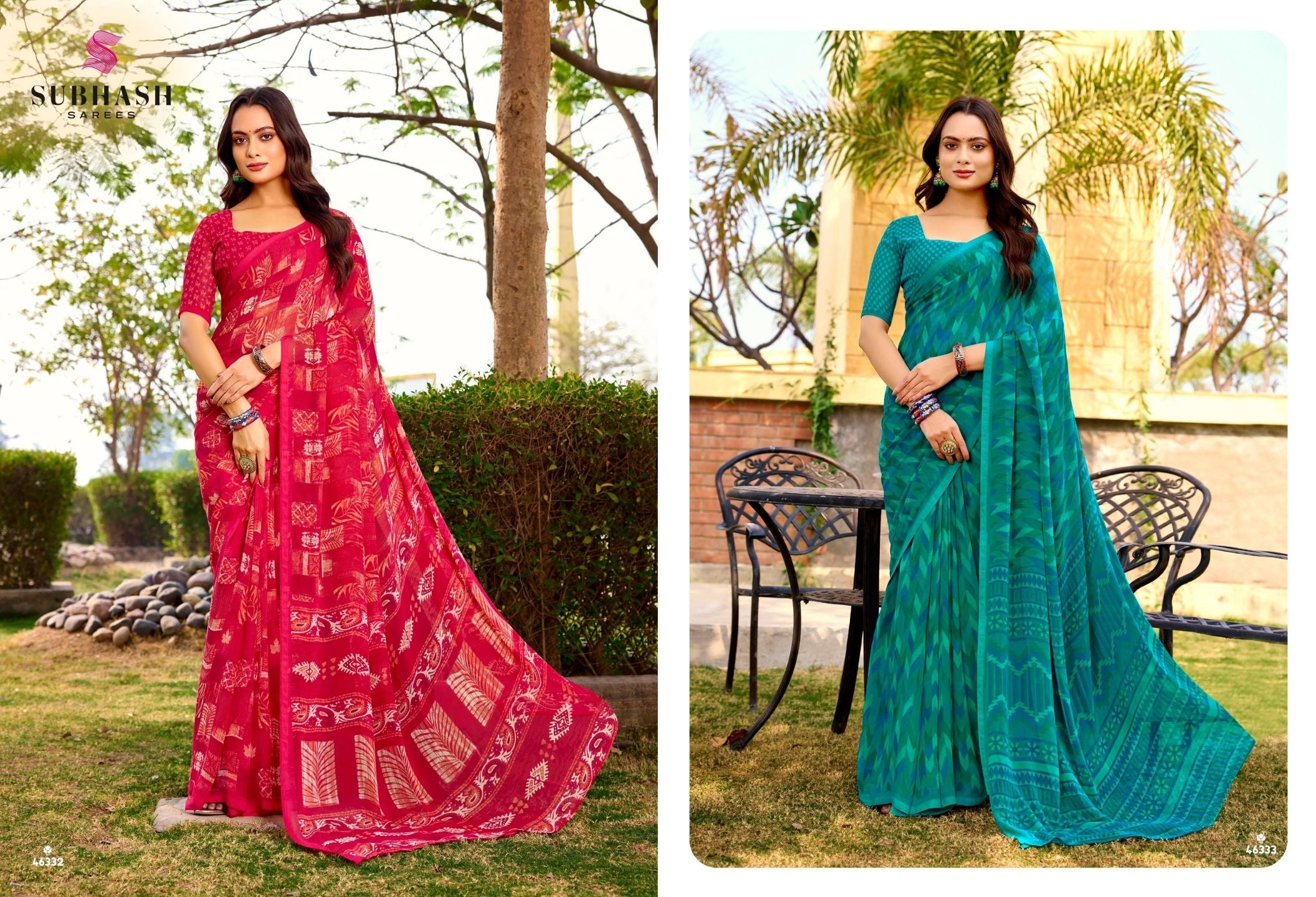 Homemaker: Georgette Printed Sarees