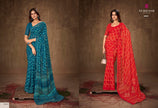 Homemaker-20 : Light Weight Georgette Printed Saree with Printed Blouse