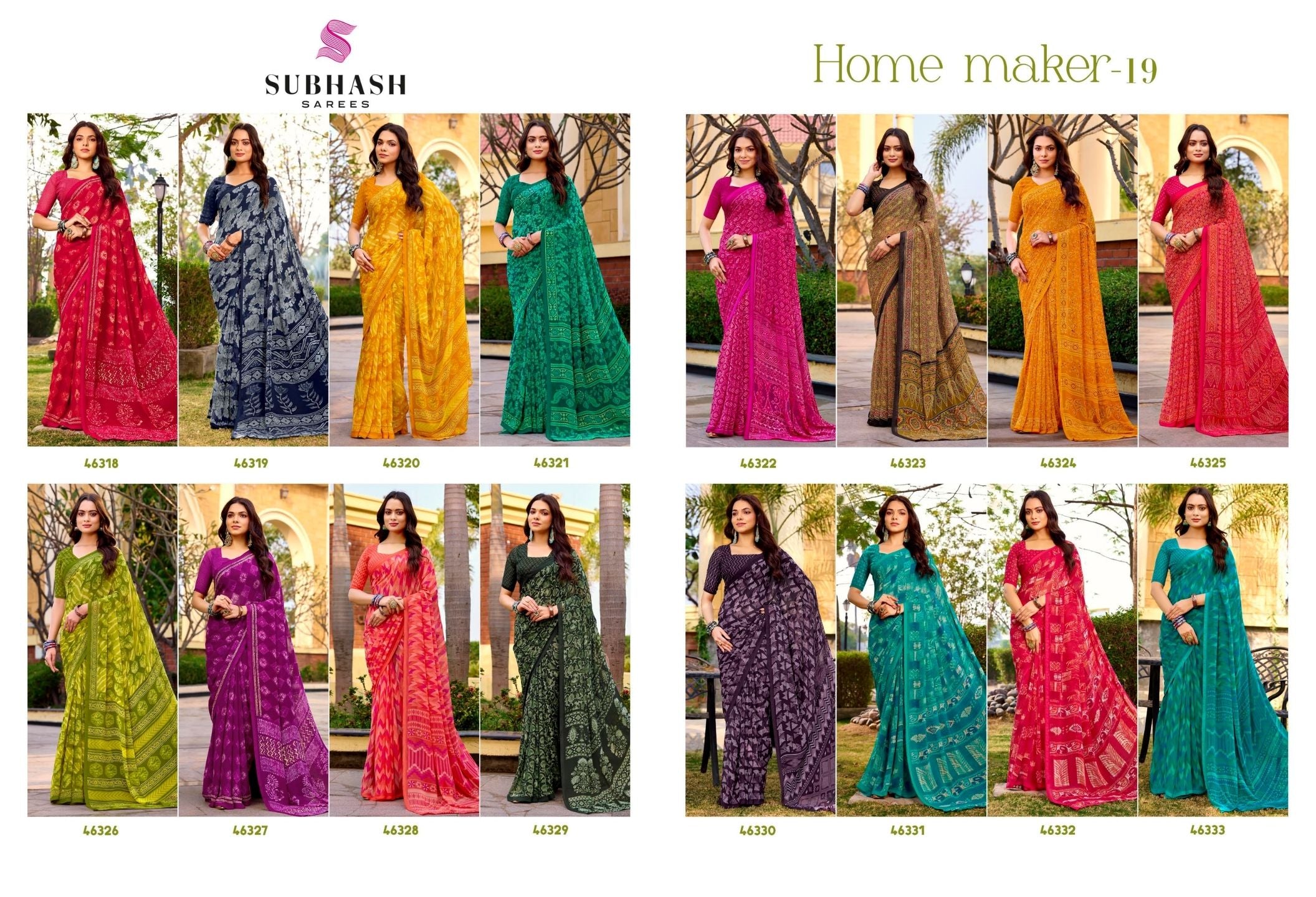 Homemaker: Georgette Printed Sarees