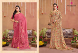 Suhani-16 : Georgette Printed Saree with Georgette Printed Blouse