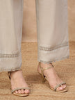 Multi Pure Cotton Digital Printed A-Line Kurta Trouser With Printed Dupatta