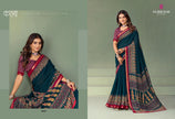 Paalika-03 : Silk Chanderi Mal Cotton Printed Saree with Silk Chanderi Blouse