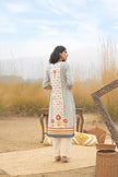 Multi Pure Cotton Ajrakh Printed A-Line Kurta Trouser With Dupatta