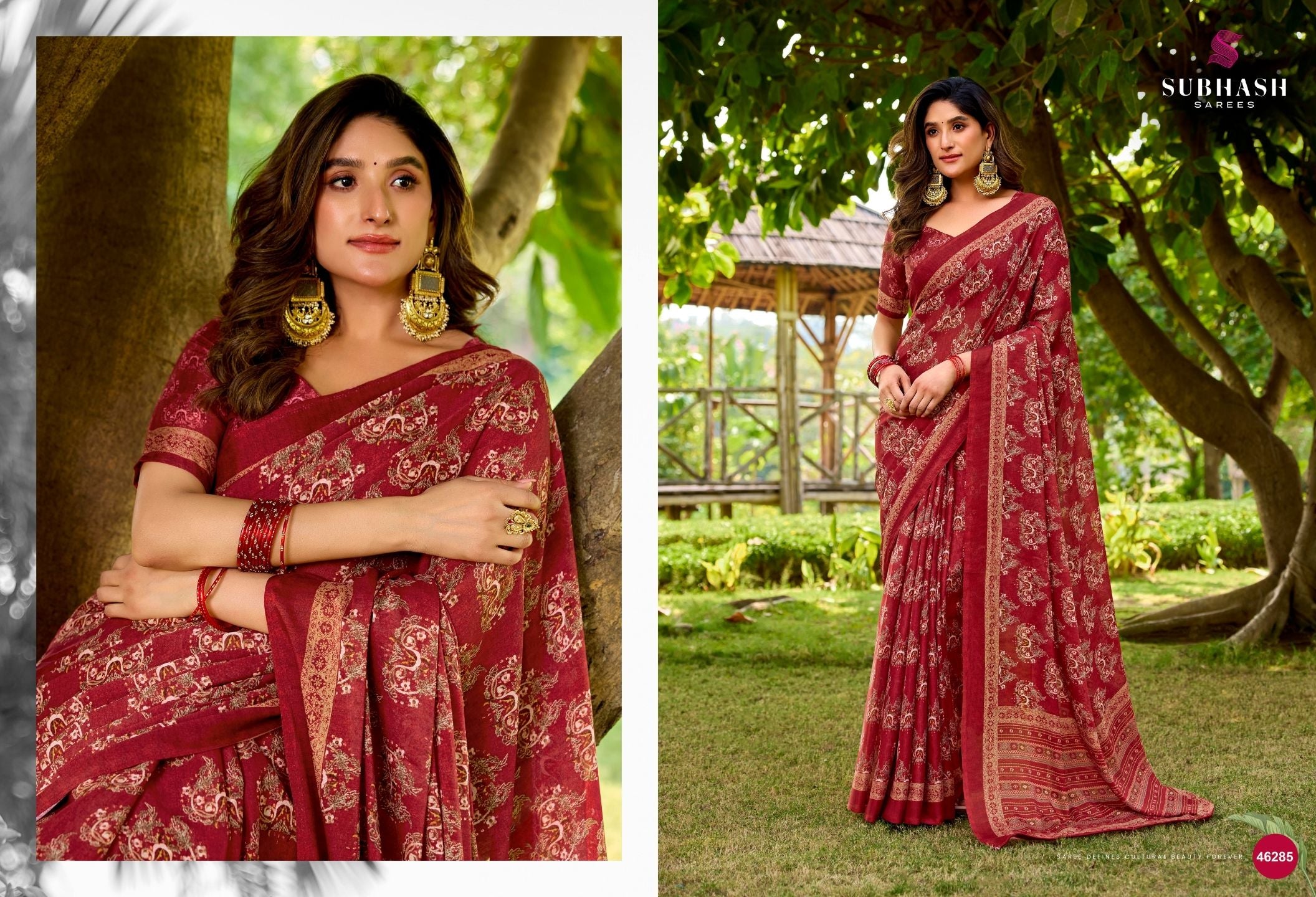 Suhani-15 : Georgette Printed Saree with Georgette Printed Blouse