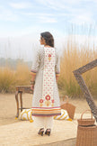 Multi Pure Cotton Ajrakh Printed A-Line Kurta Trouser With Dupatta