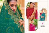 Bandhej-02 : Pure Chiffon Bandhani Print Embroidered Border Saree with Designing Blouse