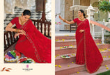 Maika: Chiffon Embroidered Sarees with Dupian Silk Blouse