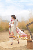 Multi Pure Cotton Ajrakh Printed A-Line Kurta Trouser With Dupatta