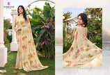 Gardenia-25 : Soft Georgette Floral Printed Saree with Printed Blouse