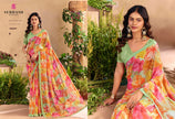 Gardenia-27 : Premium Georgette Digital Floral Print Saree with Premium Georgette Blouse