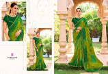 Bandhej-02 : Pure Chiffon Bandhani Print Embroidered Border Saree with Designing Blouse