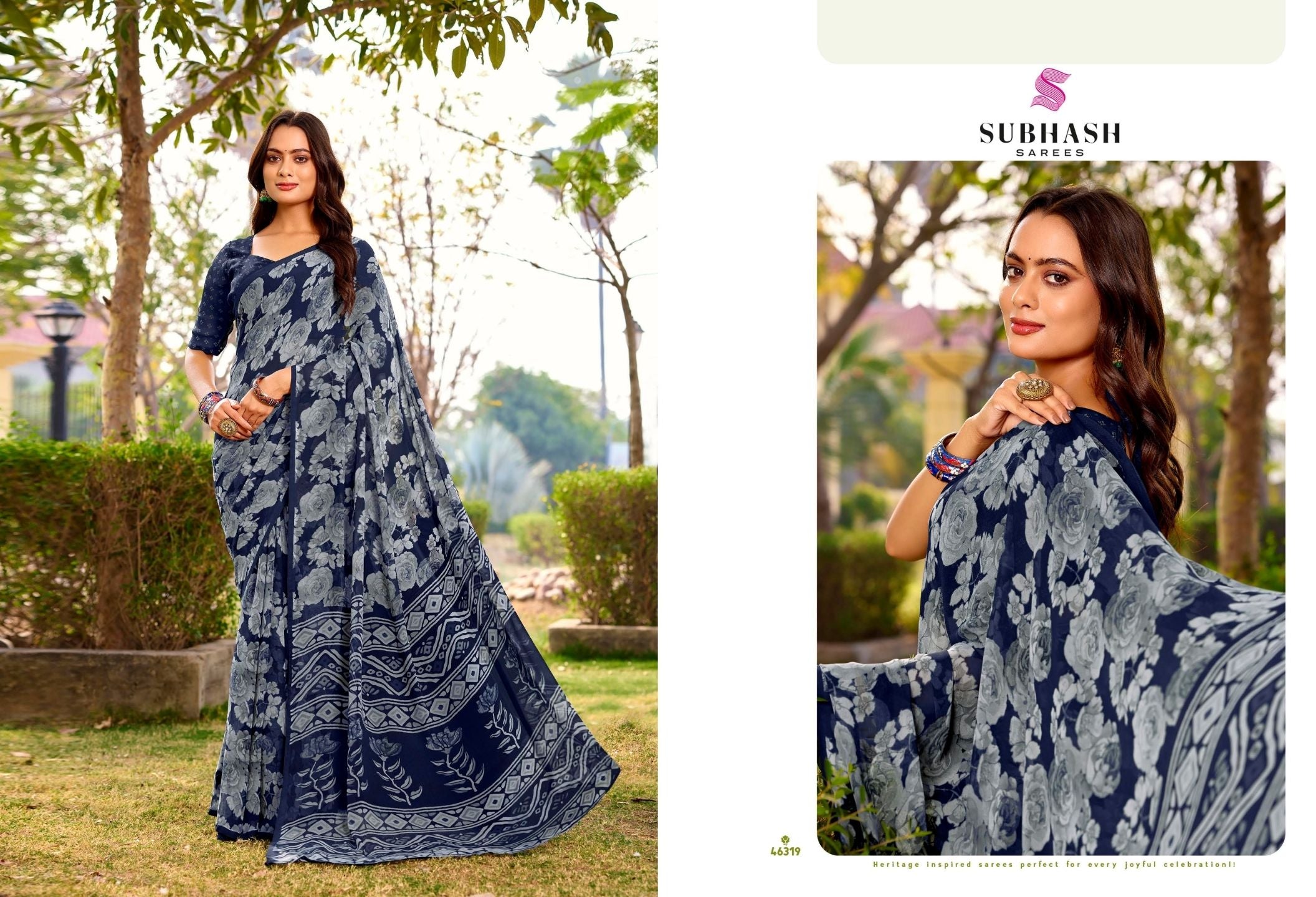 Homemaker: Georgette Printed Sarees