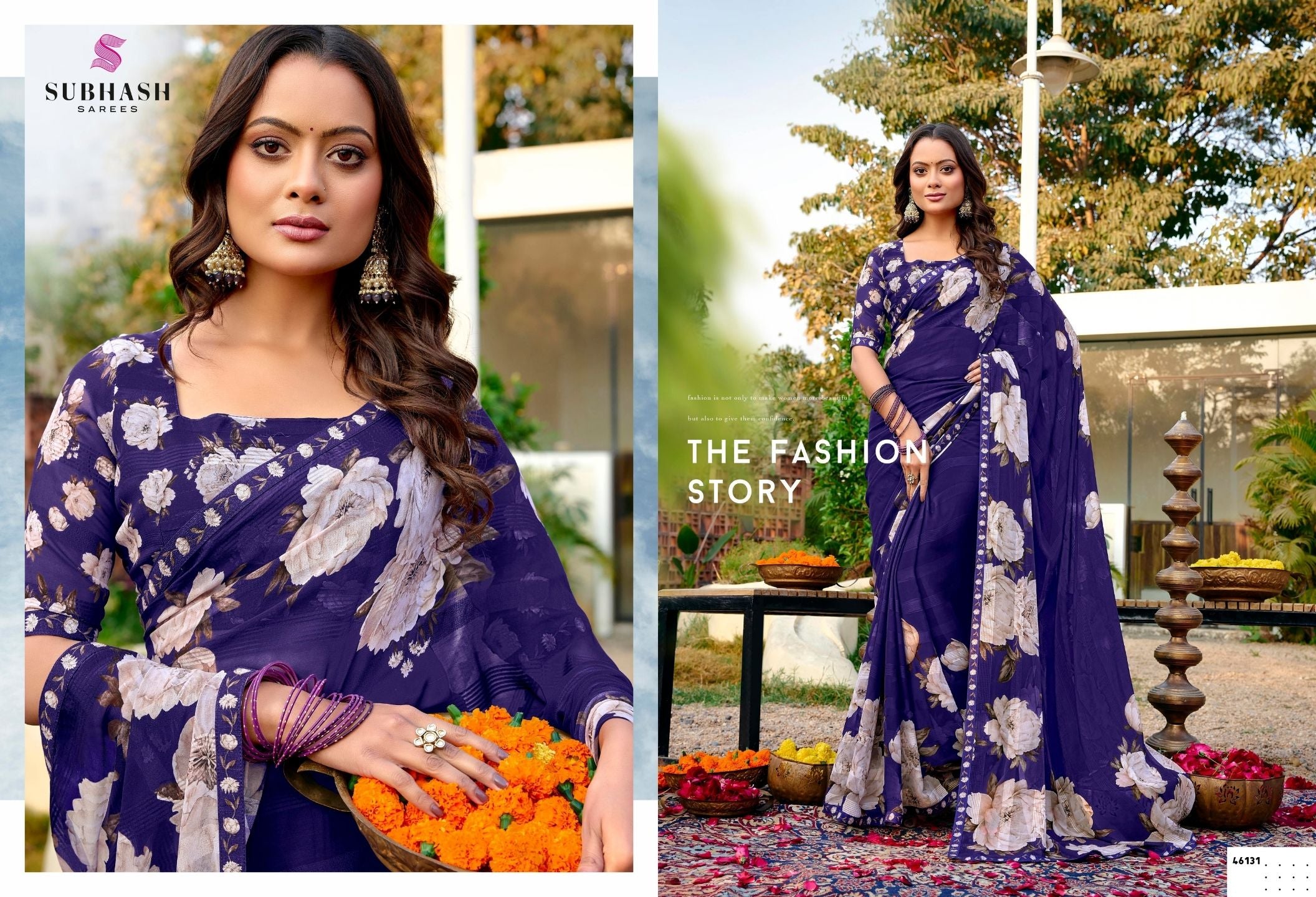 Prakruti-16: Georgette Printed Sarees