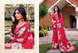 Dilnaaz: Satin Crepe Digital Floral Printed Sarees