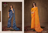 Homemaker-20 : Light Weight Georgette Printed Saree with Printed Blouse
