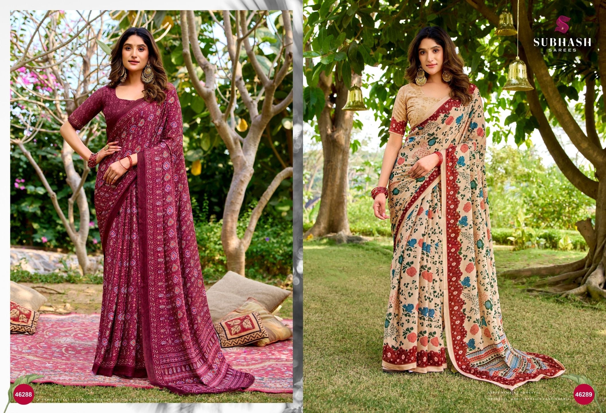 Suhani-15 : Georgette Printed Saree with Georgette Printed Blouse