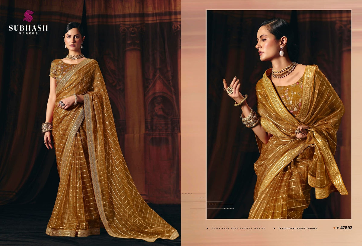 Nyassa-16 : Fancy Designer Saree with Designer Blouse