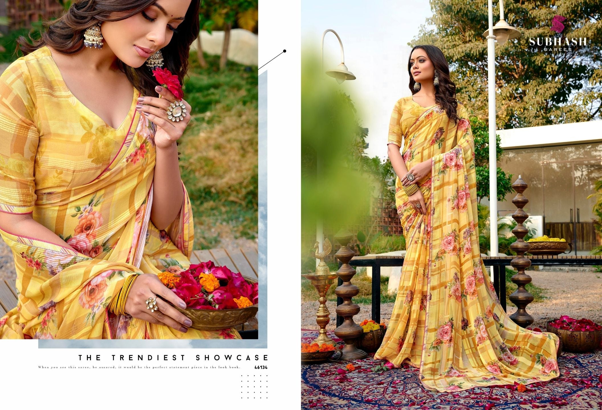 Prakruti-16: Georgette Printed Sarees
