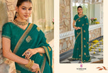Maika: Chiffon Embroidered Sarees with Dupian Silk Blouse