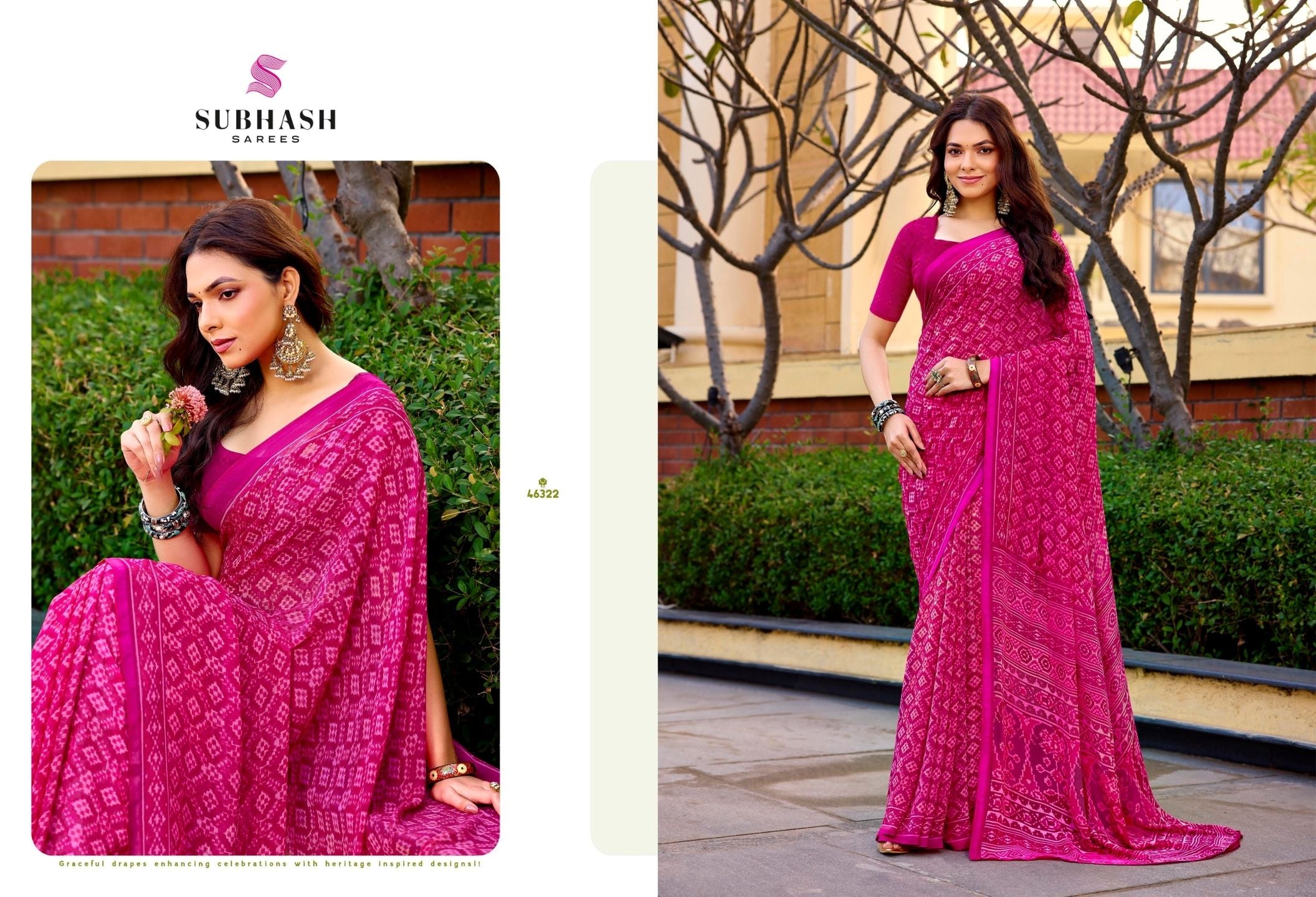 Homemaker: Georgette Printed Sarees