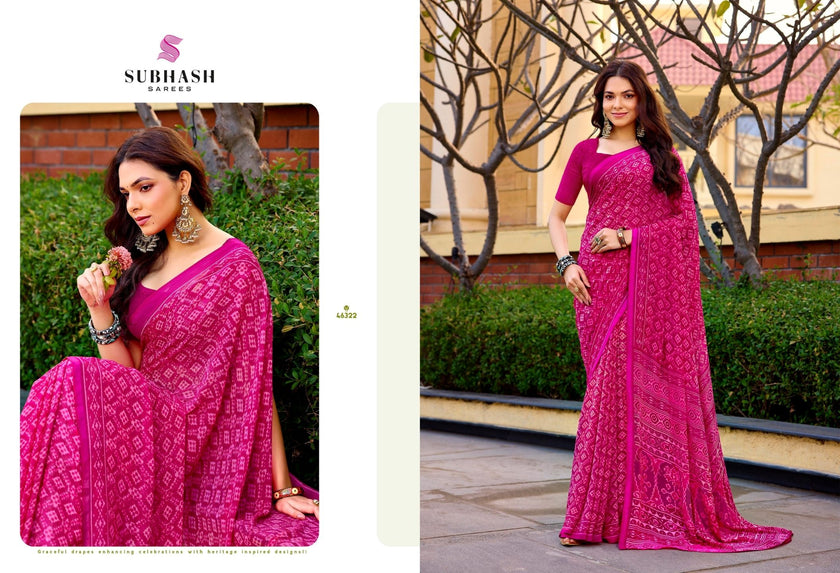 Homemaker: Georgette Printed Sarees
