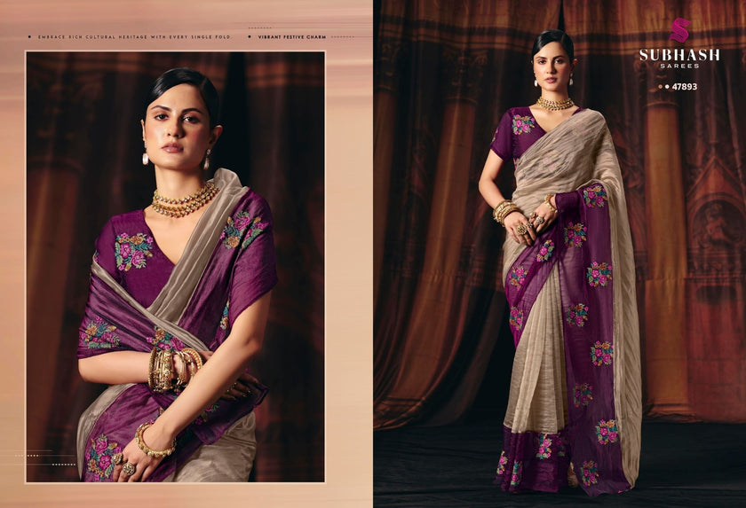 Nyassa-16 : Fancy Designer Saree with Designer Blouse