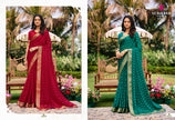Riviera-27: Chiffon Printed Sarees with Georgette Blouse