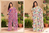 Gardenia-27 : Premium Georgette Digital Floral Print Saree with Premium Georgette Blouse