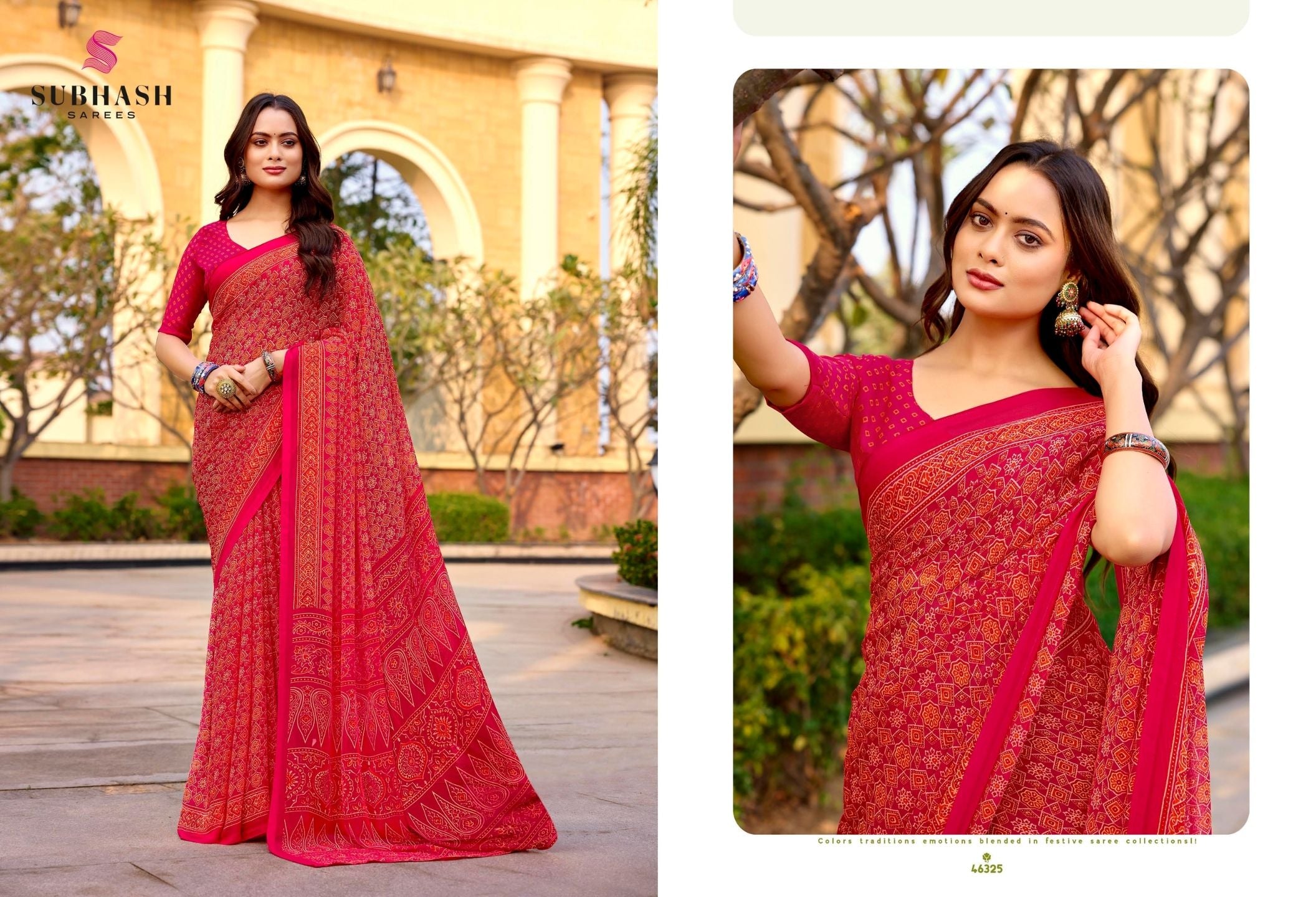 Homemaker: Georgette Printed Sarees
