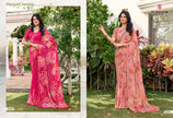 Gardenia-25 : Soft Georgette Floral Printed Saree with Printed Blouse