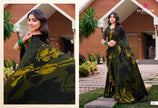 Dilnaaz: Satin Crepe Digital Floral Printed Sarees