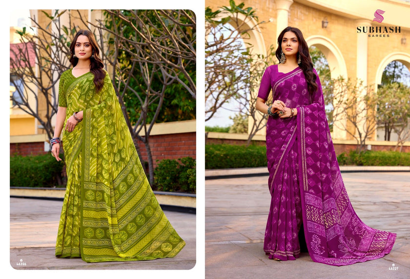 Homemaker: Georgette Printed Sarees