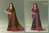Paalika-03 : Silk Chanderi Mal Cotton Printed Saree with Silk Chanderi Blouse