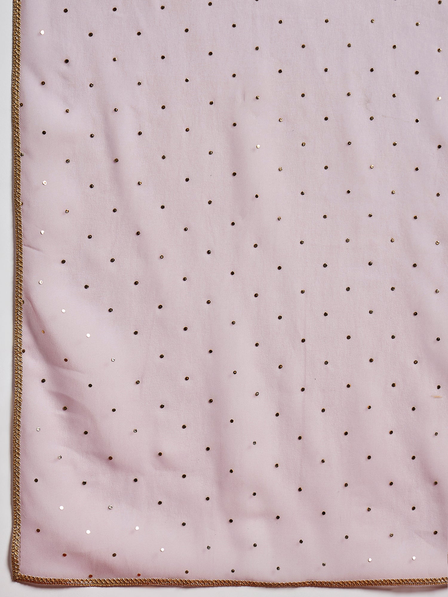 Purple  Georgette Embroideried A-Line Kurta Palazzos