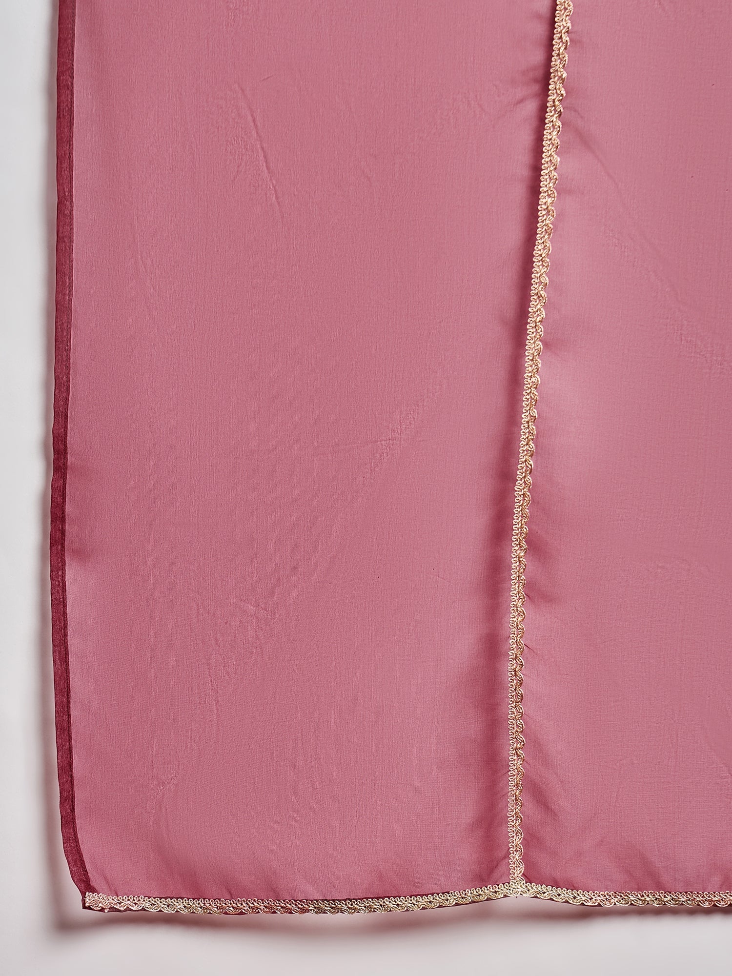 Maroon  Silk Blend Embroideried A-Line Kurta  Trouser