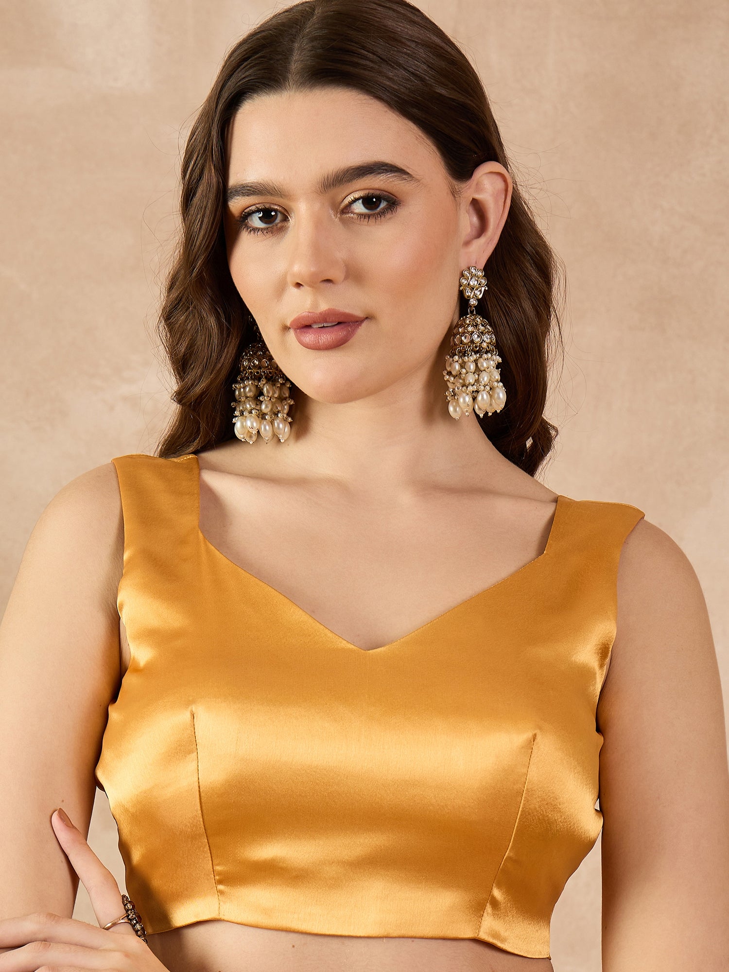 Yellow Satin Solid With Coding Work Border Saree with Unstitched Fancy Blouse