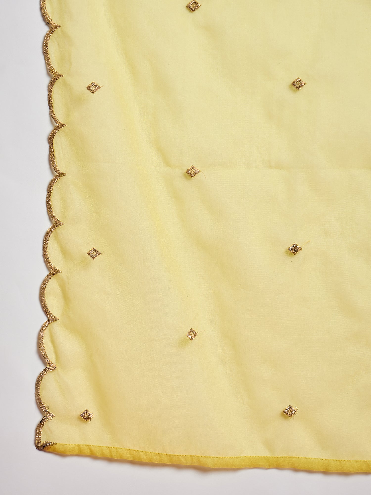 Lime Green  Art Silk Embroideried A-Line Kurta  Trouser