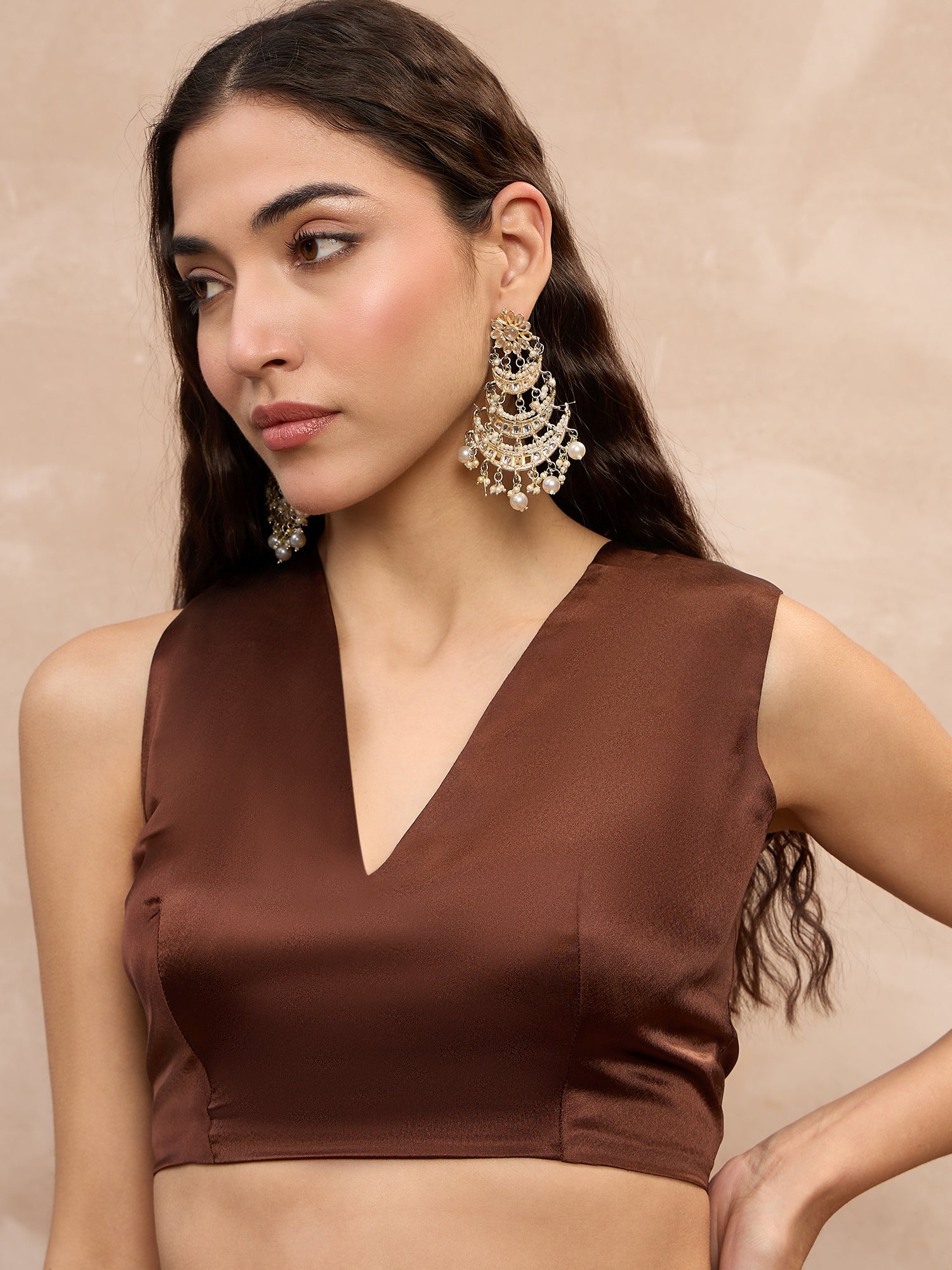 Off-White Pure Chiffon Digital Print With Embellished Lace Saree with Unstitched Blouse